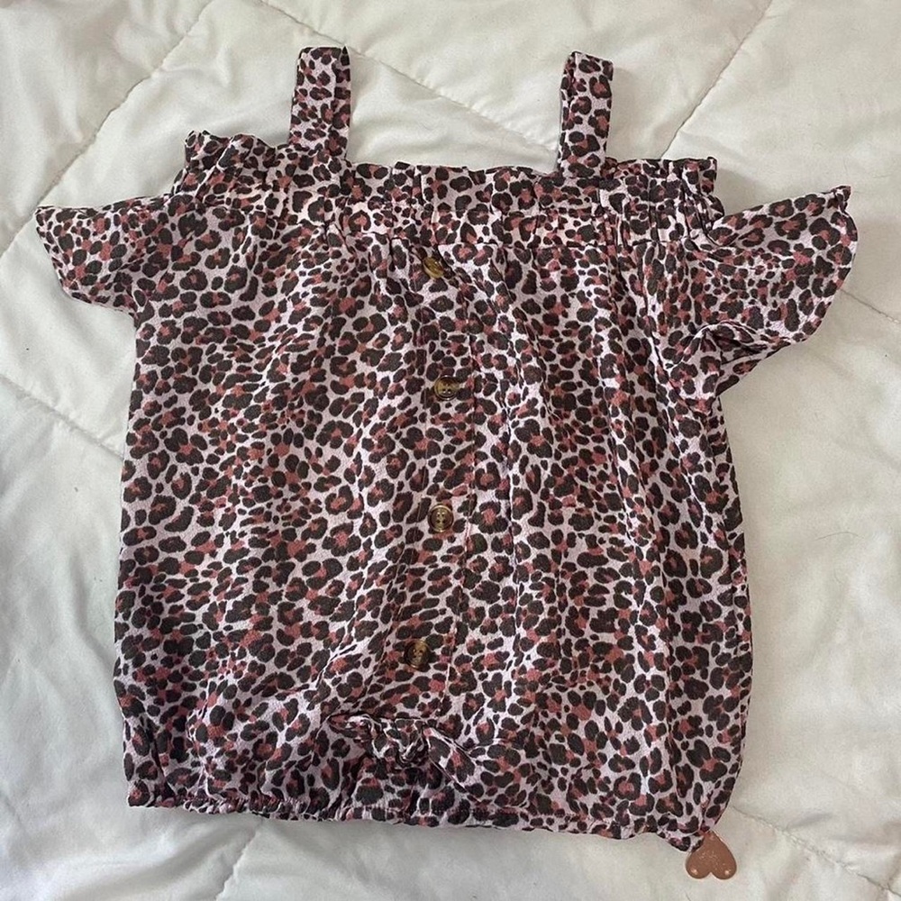 cheetah print top